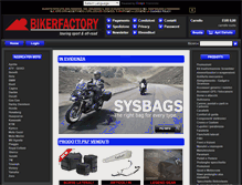 Tablet Screenshot of bikerfactory.it